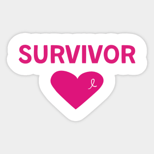 Breast Cancer Survivor Gift Pink Ribbon Awareness Gifts Sticker